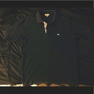 Burberry button up polo